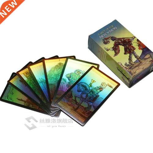 New vision Shine Waite Tarot cards English Spanish French wo