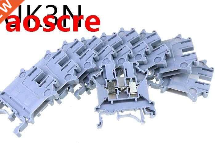 Free shipping 10pcs UK-3N DIN Rail Universal Terminal Blocks