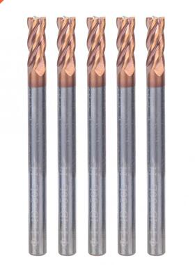 4mm 4 Flutes Spiral End Mill Tungsten Steel CNC Milling Cutt