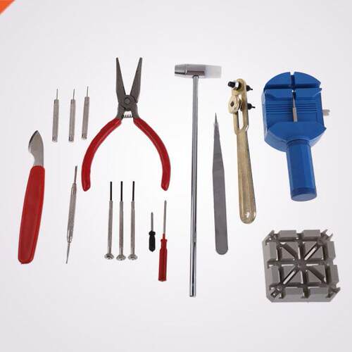 16Pcs Watch Spare Parts for Watch Repar Tool Kt Clock Open