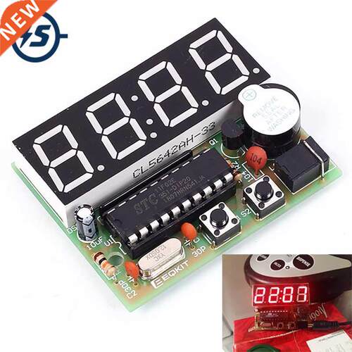 Digital Clock DIY Soldering Practice Kit 4-bit Great School