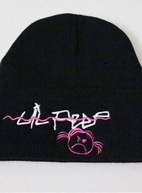 Embroidery Lil Peep Winter Hat For Women Girl The Rapper xxx