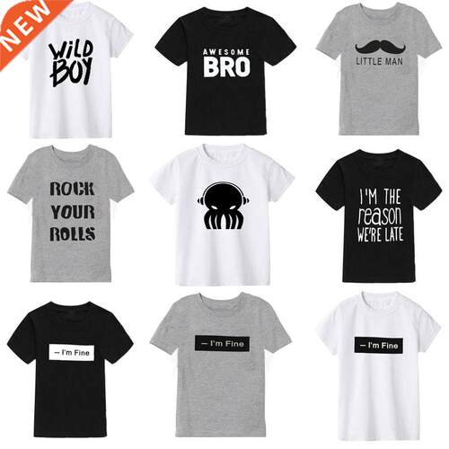 2021 New Fashion Casual Cotton Letter Printing Children	s