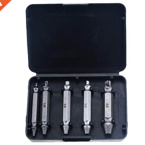 5PCS S2 #0 #1 #2 #3 #4 Double Side Drill Out Damaged Screw E