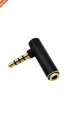1PC 3.5mm Audo Connector 3.5 Jack Rght Angle Female to 4Po