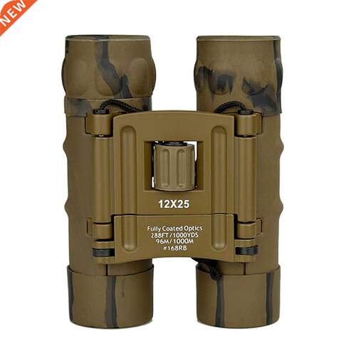 12×25 Binoculars Waterproof Camouflage Telescope BAK4