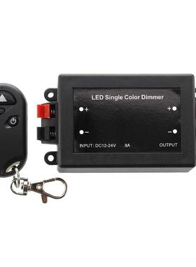 DC 12V Single Color LED Dimmer Controller + RF remote contro