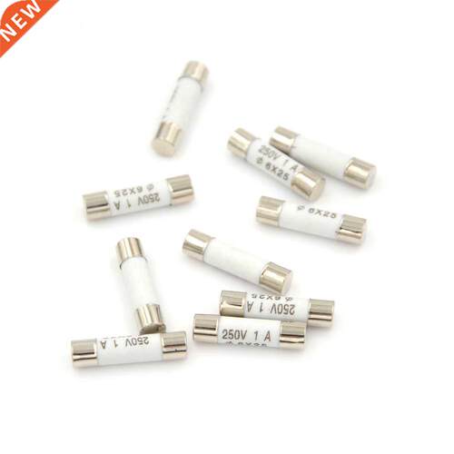 6*25mm 10pcs/lot Ceramic Fuse Tube Fuse 6x25mm Fast Blow Cer