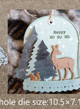 New Design Craft Metal stencil mold Cutting Dies fawn fox f