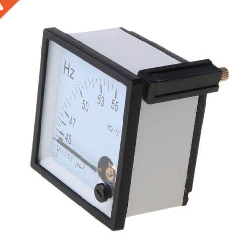AC 100V 220V 380V Analog Panel Frequency Meter Tester Gauge