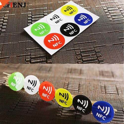 1pc Waterproof PET Material NFC Stickers Smart Adhesive Ntag