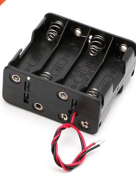 12V Positive and Negative AAx8 Open Battery Holders Box with