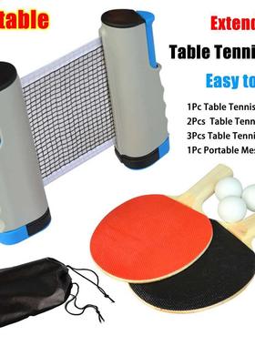Table Tennis Net and Post Sets with Extendable Mini Posts Po