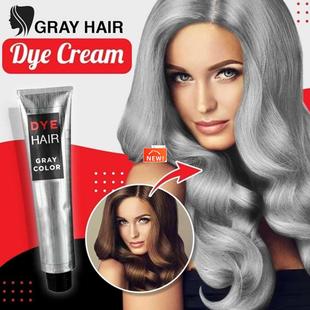 Gray Hair Dye Cream Hair Color Wax Hair Gream Unisex Smoky