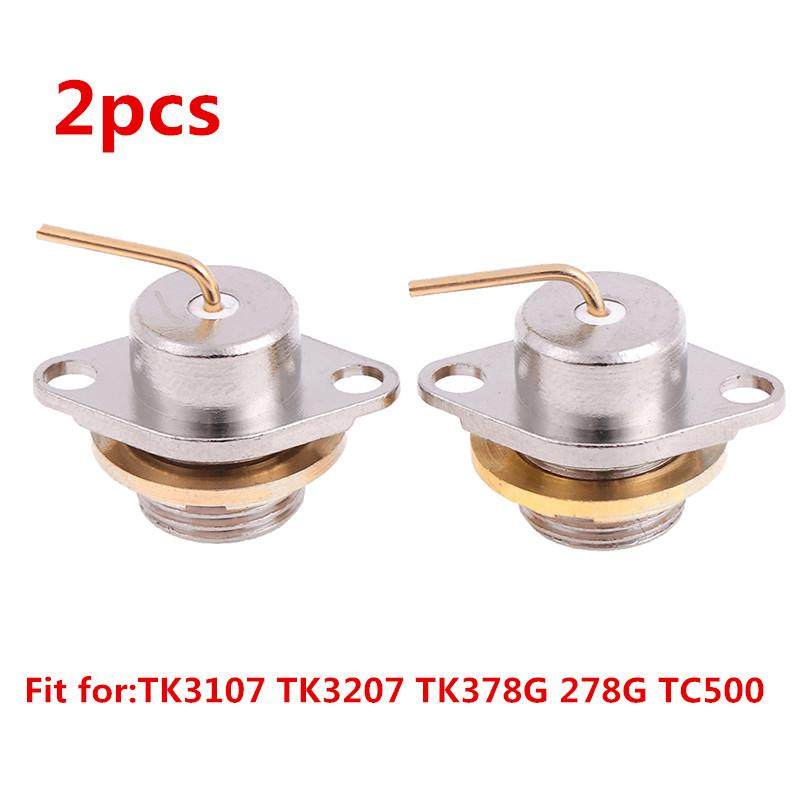 2pcs New Connector SMA Male Nut Flange Panel Mount 适用于 Ra