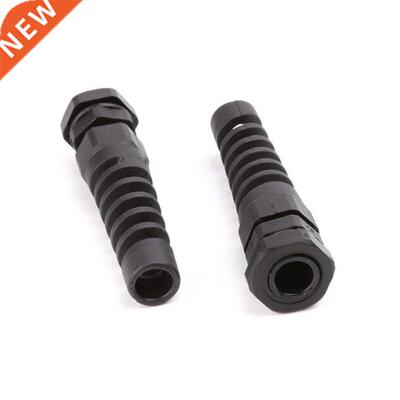 10pcs Waterproof M12 PG7 Cable Connectors Spiral Strain Reli