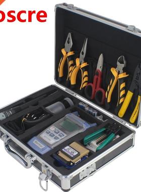 16 PCS/set Fiber Optic FTTH Tool Kit with FC-6S Fiber Cleave