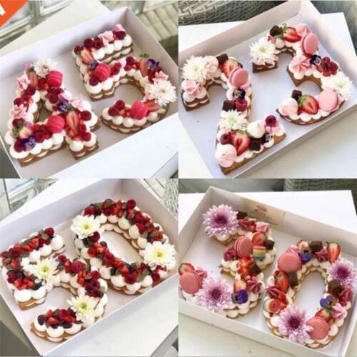 PET 0-8 Numbers Cake Mold Cake Decorating Tools Confeitaria