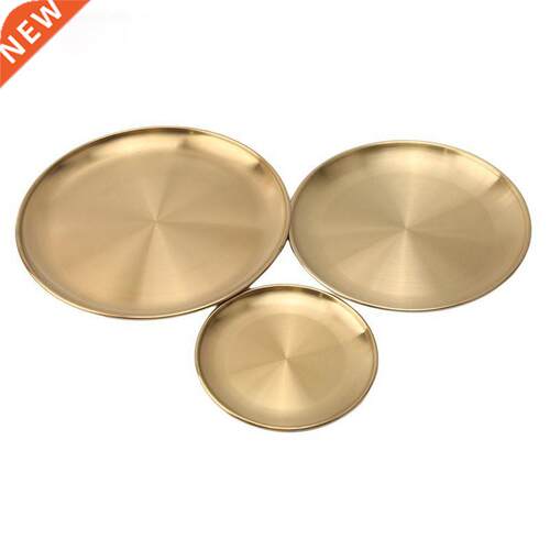 Gold Plate Servng Dnng Dsh Party Ktchen Food Frut Cake