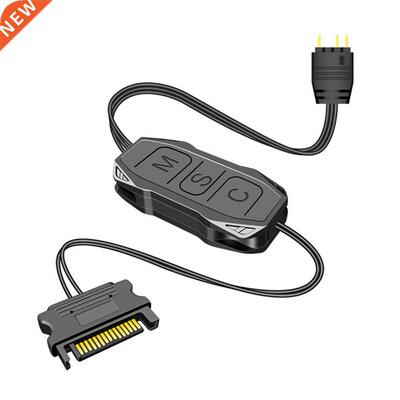 COOLMOON AR-1 RGB Controller 5V 3 Pin to SATA Power Supply A
