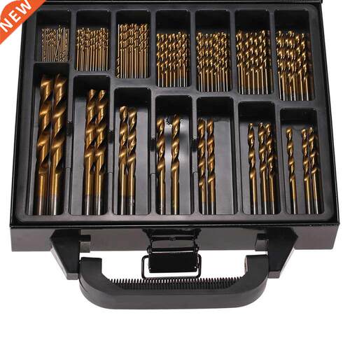 99pcs Twist Drill HSS Titanium Coated Twist Drill Bit Set 1.