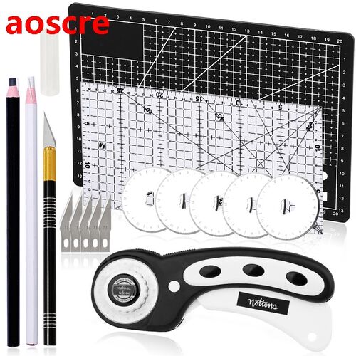 16Pcs Rotary Cutter Set Fabric Rotary Cutter Carving Knife P