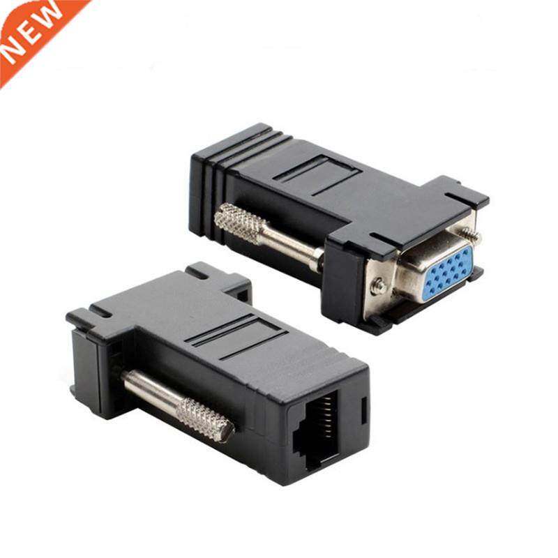 1PCS VGA To RJ45 Adapter Network Extender Network Cable To T