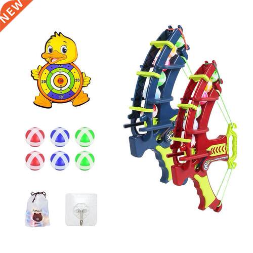 Children Sticky Ball Bow and Arrow Kids Crossbow Shooting To