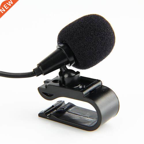 3.5mm External Microphone Mini Car Audio Wired Microphone w/