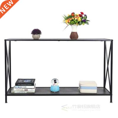 120X23X73.5cm 2 Tier Console Side Table Retro Industrial S
