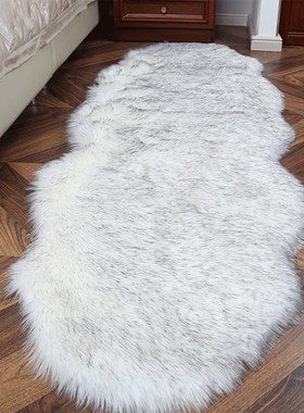 rijk Soft Sheepskin Rug Carpet Indoor Modern Silky Fur Rugs