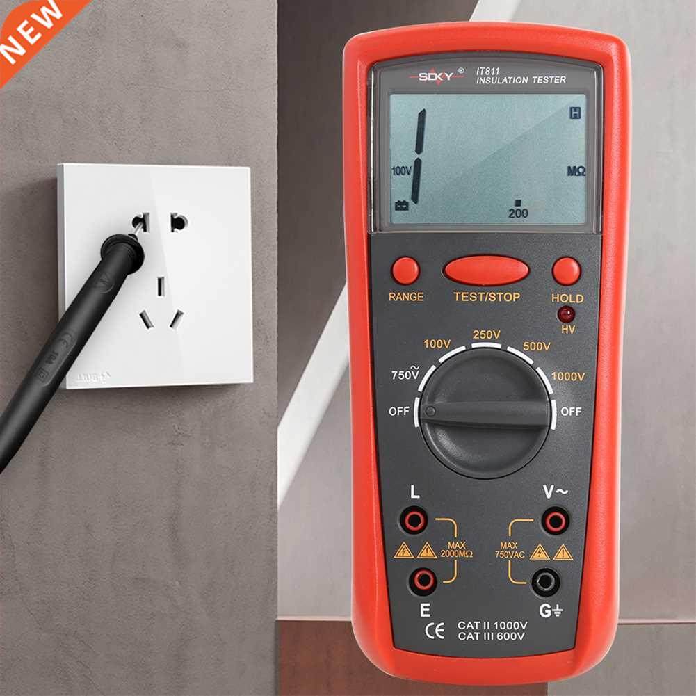 it811 auto-ranging insulation resistance meter digital megge