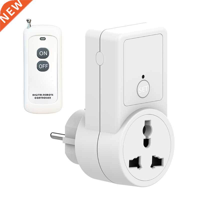 EU Plug Remote Control Switch Socket Practical Multi-purpose