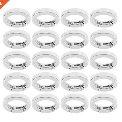 Buckles Oval Spring Buckle Alloy Silver Snap Hooks Clip for