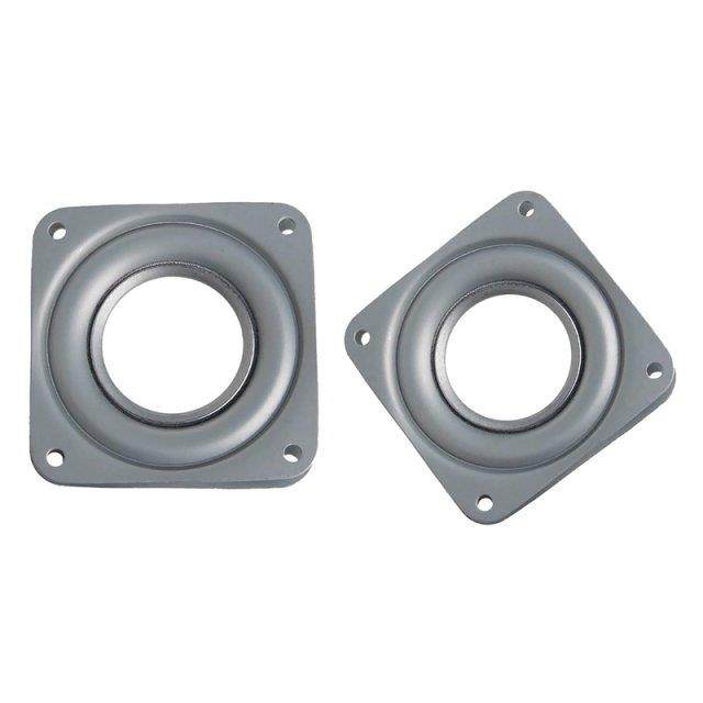 2x Lazy Susan Ball Bearing Metal Swivel Plate - 95 x 95 x 9