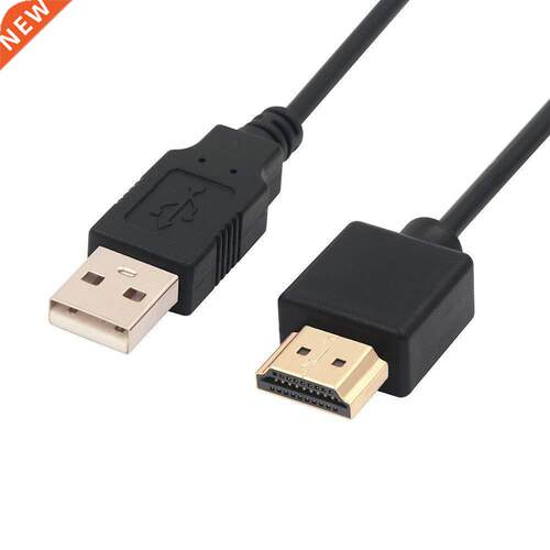USB to HDMI Charging Cable Male Charger Cable Splitter Adap