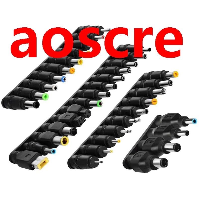 Laptop DC Power Adapter Kits 38PCS Universal 5.5 mm x 2.1 mm