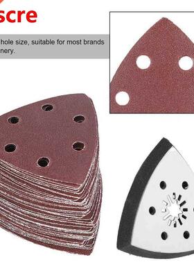 61X 90mm 6 Holes Sanding Pad Sand Paper Oscillating Polish M