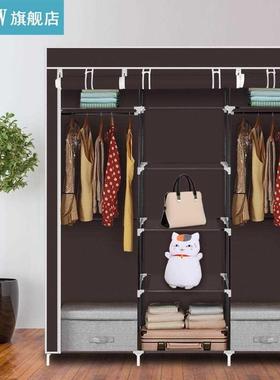 New 2019 69 inchPortable Clothes Closet Non-Woven Fabric War