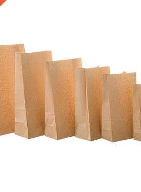 50/100pcs kraft paper bag gift bags packaging biscuit candy