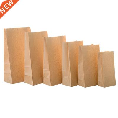 50/100pcs kraft paper bag gift bags packaging biscuit candy