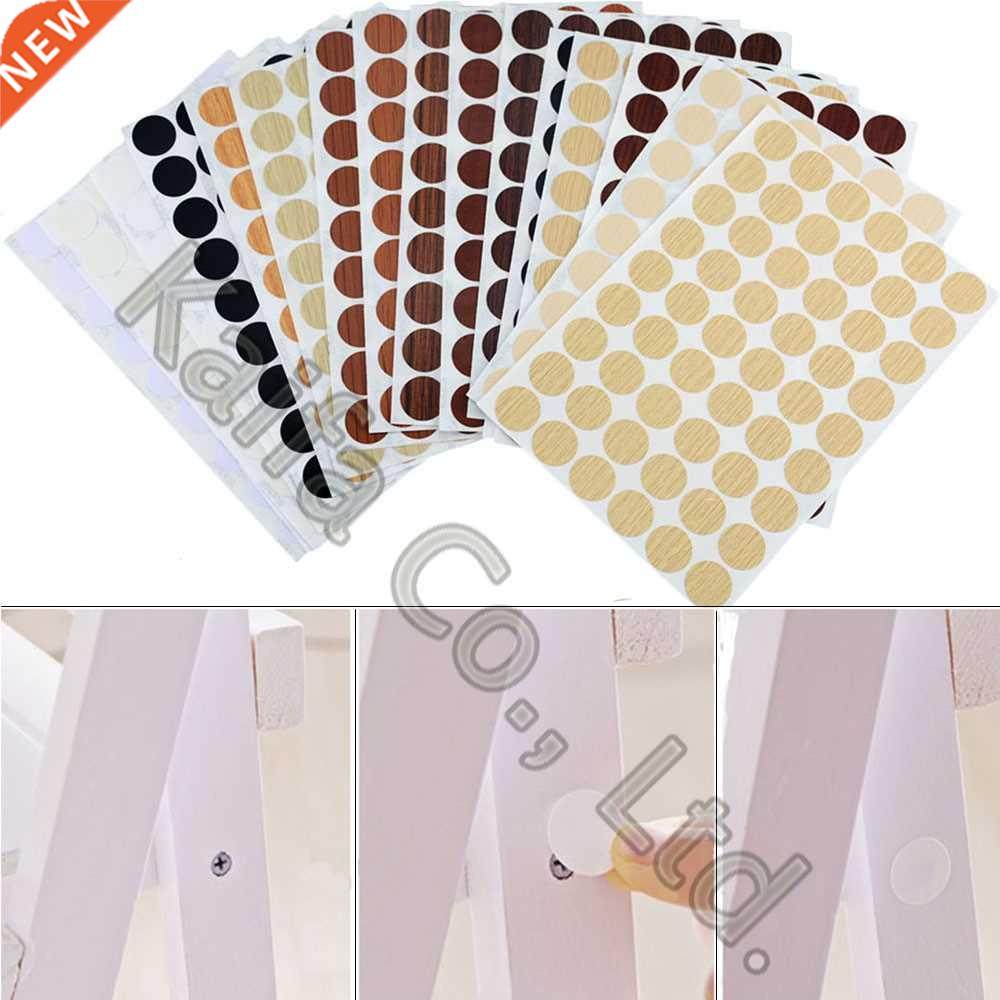 54PCS/Sheet Dameter 21MM PVC Self Adhesve Stcker Screw Ho