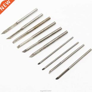 10pcs Handmade Olive Wood Carving Blade Knife High Speed Ste