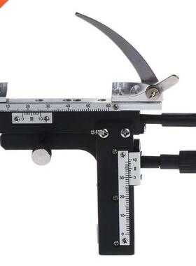 Microscope Attachable Mechanical Stage X-Y Moveable Caliper