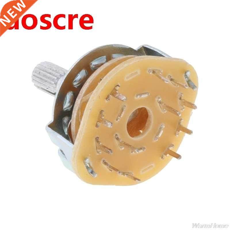 Shaft Panel Mount 2P5T Rotary Switch Selector Band 2 Positio