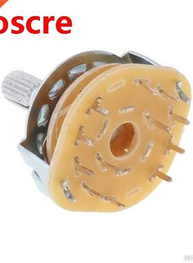 Shaft Panel Mount 2P5T Rotary Switch Selector Band 2 Positio