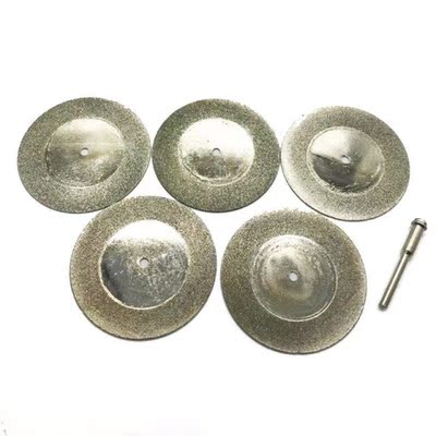5pcs 50mm Diamond Cutting Discs & Drill Bit For Rotary T