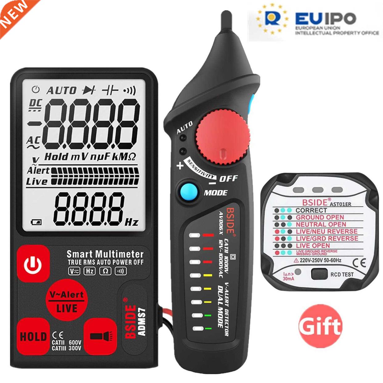 ADMS7 Voltage Teer 3.5'' Large LCD Digital Smart Mul