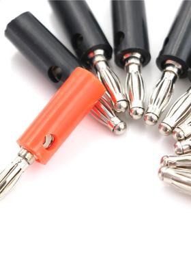 5 X banane haut-parleur bouchons or haut-parleur vis banane