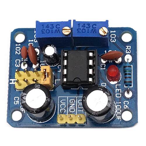 NE555 Wave Signal Generator Pulse Frequency Square Wave Re